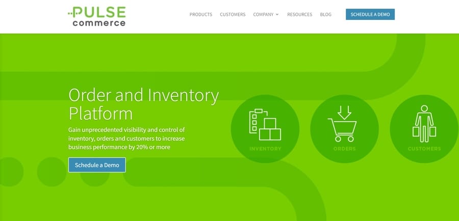 Pulse Commerce website screenshot