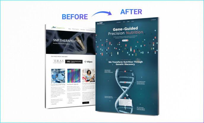 SNP Therapeutics before and after